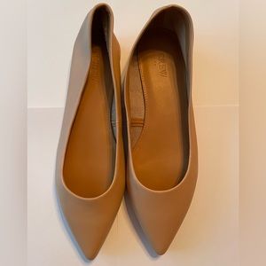 J Crew pointy pink flats